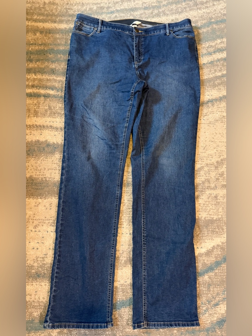 CJ Banks Size 16W Straight-Leg Jeans